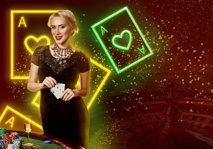 Kartu hole dan community cards dalam permainan Texas Hold'em Bonus
